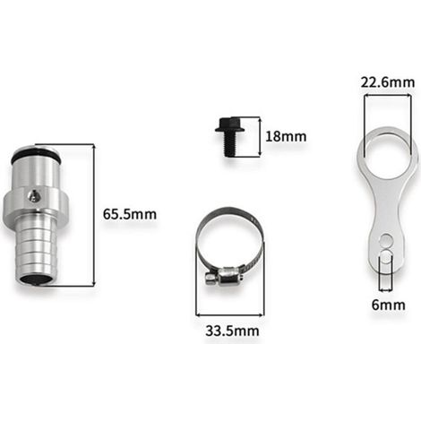 Adaptateur de remplacement pour tuyau de dérivation de liquide de refroidissement pour RAM EGR 2009-2019 (1/4)