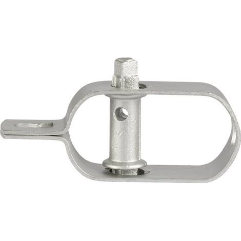 Lot de 10 tendeurs de clôture - Vert ou galvanisé - Convient pour différentes épaisseurs de fil - 3 tailles, Galvanisé, 100 mm (1/5)