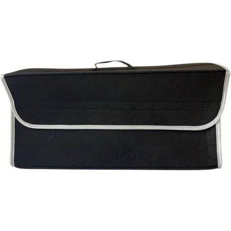 Auto Kofferraum Organizer, Faltbar Kofferraumtasche mit Klettbändern, Rutschfest Filz Auto Organizer Kofferraum, Auto box Kofferraum Toolbag Auto Zubehör - Geeignet für alle Fahrzeuge