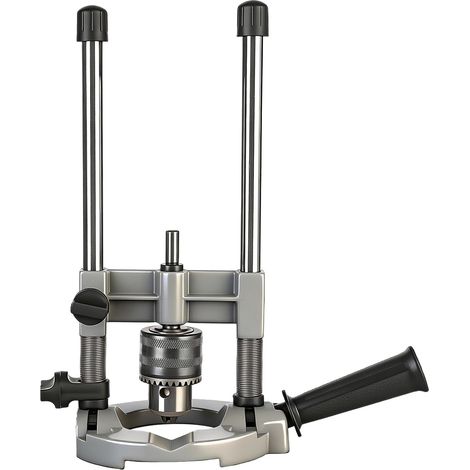Support de perceuse avec mandrin, compatible avec les forets de 1,5 à 13 mm, support de perceuse mobile, guide de perçage portable pour un perçage précis (1/2)