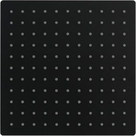 Cleafe - Soffione Doccia Ultra Slim Quadrato 25x25cm Bagno Miscelatore Nero Attacco Universale 87883 - (1/5)