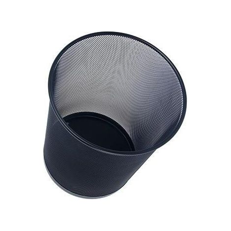 Papierkorb ® OFFICE 29,5 x 35 cm (D. x H) 18l Metall Farbe: schwarz 1 Sortierfach (1/2)