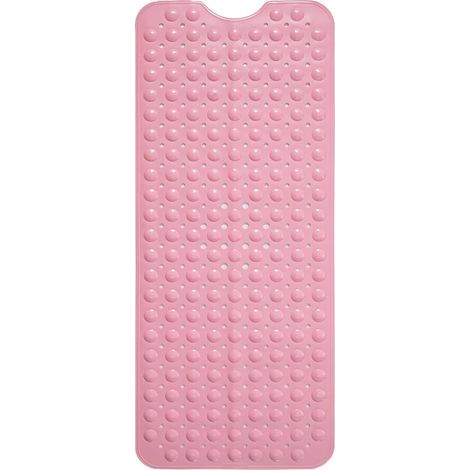 Alfombra de baño antideslizante de alta calidad, 200 ventosas, sin BPA, sin látex, resistente al moho, lavable a máquina, segura, duradera y cómoda para el baño (100 x 40 cm, estilo (1/5)