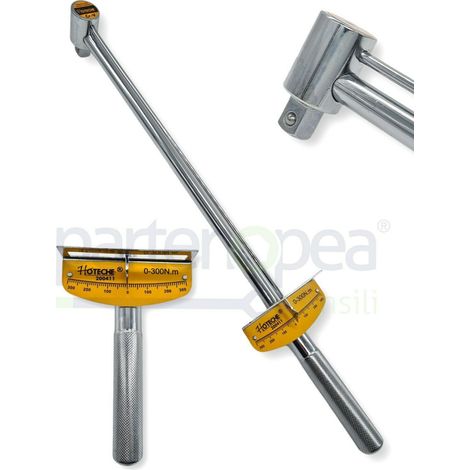 Chiave dinamometrica a misurazione continua 1/2" 0 - 300Nm 490mm