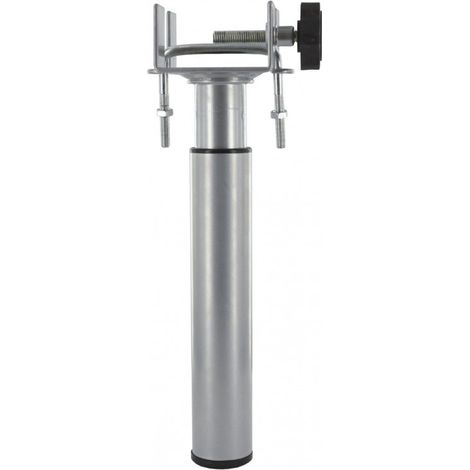 Pied de lit réglable en aluminium gris 170 à 250mm – Compatible cadre métal – Résistance aux charges lourdes – Design moderne – Cime