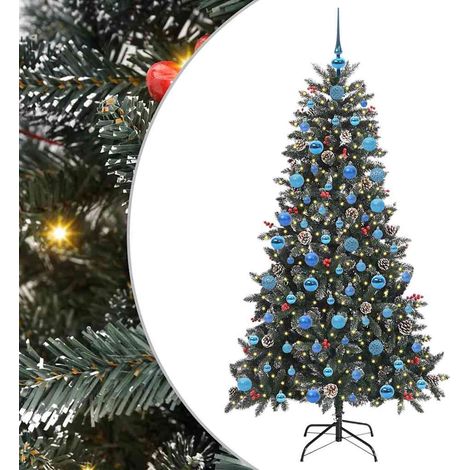 Sapin de Noël,Arbre de Noël artificiel avec 300 LED Vert 99 x 99 x 180 cm CFW45379 (1/5)