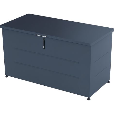 Varan Motors - SHWGSB001 Au�en-Aufbewahrungsbox aus anthrazitfarbenem verzinktem Stahl 680L mit Gasdruckfedern, abschlie�barem Deckel und gro�em Fassungsverm�gen (1/5)
