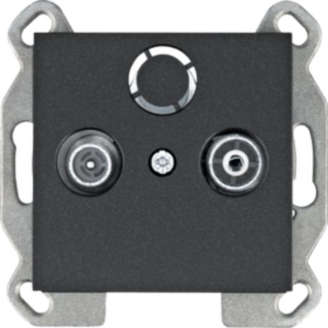 Lumina RTV-Anschlussbuchse schwarz WL3013