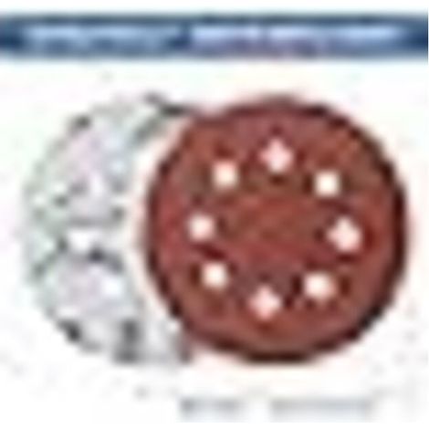 Disques de ponçage abrasifs auto-agrippants 125 mm, 8 trous, grain 150, lot de 50 pour ponceuse orbitale aléatoire, ponçage et polissage (1/5)