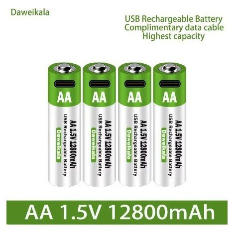 2023 New Generation USB Portable Lithium-ion Battery 1.5V aa 12800mAh/Lithium-ion Battery Sp (1/4)