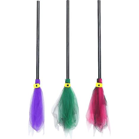 Lot de 3 balais décoratifs pour Halloween (1/3)