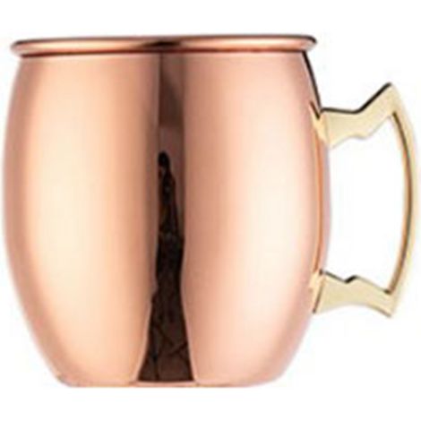 Lot de 2 gobelets martelés en acier inoxydable 304, gobelets Moscow Mule, gobelets martelés plaqués cuivre, gobelets à cocktails pour bar/KTV (1/5)