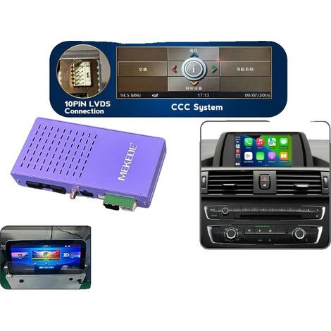 Reproductor multimedia CarPlay, conectividad inalámbrica, vídeo de alta definición, para BMW Serie 1-7, LA10+ TV BOX CCC (1/2)