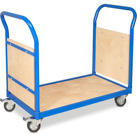 BRB Doppel-Stirnwandwagen LxBxH 1130x500x890 mm, Ladefläche ca. LxB 950x445 mm, Tragkraft 250 kg
