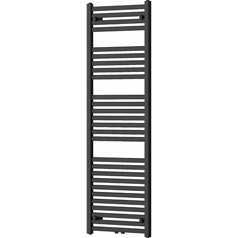 Radiador secatoallas eléctrico 693W 150x50x3cm, Negro (1/4)