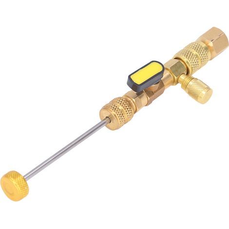 Automotive air conditioning valve core removal and installation key – stainless steel + copper (1/5)
