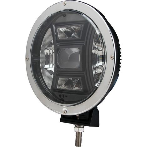 PROJECTEUR LONGUE PORTEE LED CREE ROND 70W, 2GEN., CHROME, 220mm