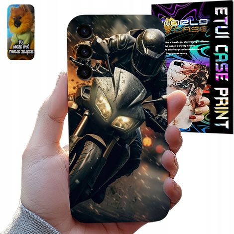 Funda para Samsung Galaxy S24 FE, casco de moto, ventilador + cristal templado (1/5)
