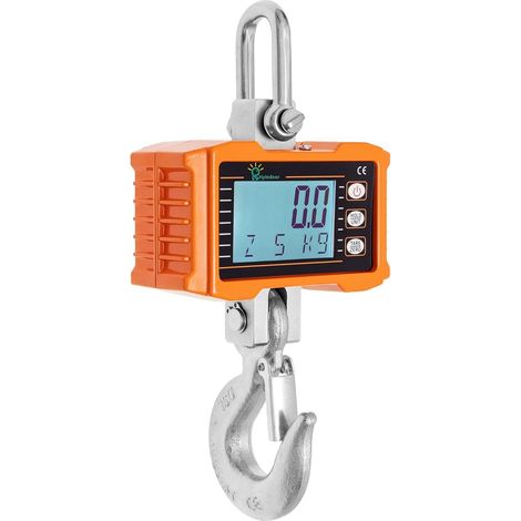Filiyano-Balance numérique suspendue 1000 kg/2200 lb, balance industrielle robuste pour grues, balance électronique intelligente de haute précision (1/4)