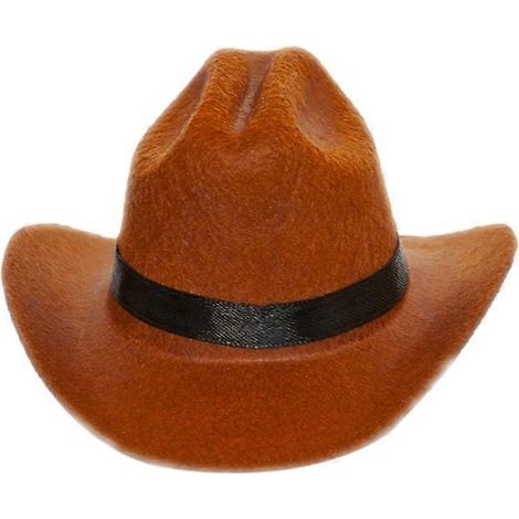 Silvesterparty-Hüte für Bichon Frisé Hunde, verstellbarer Cowboyhut mit Riemen, Größe S-3.