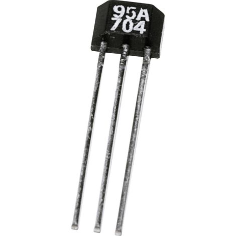 Honeywell Capteur à effet Hall SS41 4.5 - 24 V/DC Plage de mesure: -0.004 - +0.004 T SIP-3 à souder