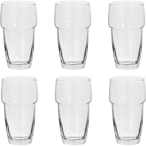 Lot de 6 Verres à Eau "Rodrig" 34cl Transparent