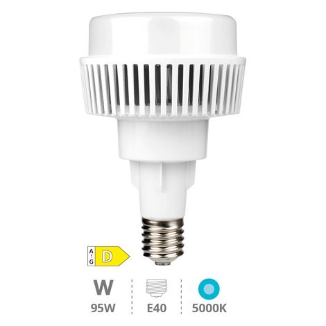Bombilla LED industrial 95W E40 5000K 10800lm
