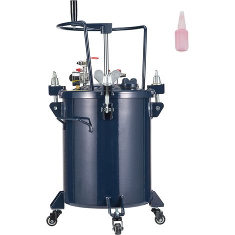 Pot de peinture sous pression 30L/8gal, avec agitateur manuel, joint d'étanchéité anti-fuite, pour peinture industrielle, décoration, construction et automobile, max 70PSI. (1/5)