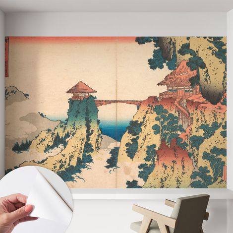 Papier peint autocollant adhésif avec imprimé motifs uniques apparence moderne Paysage pittoresque 152x104 cm (1/5)