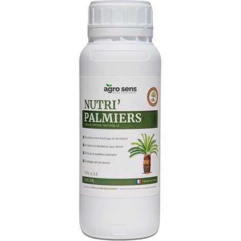 Nutri Palmiers - Engrais liquide pour palmiers et yuccas - 500 ml (250 litres de préparation) (1/3)