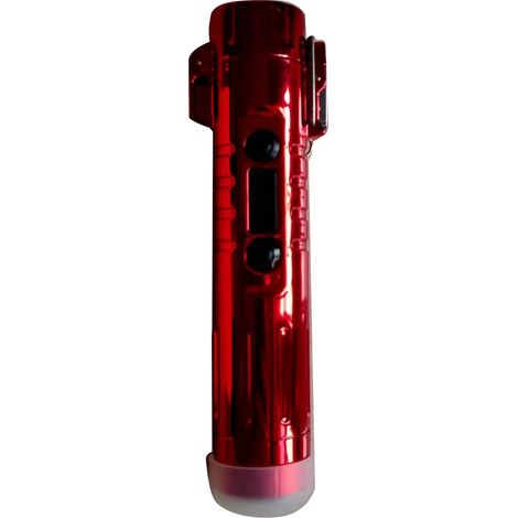 Tondeuse à barbe rechargeable multifonction rouge, coupe-barbe automatique, briquet design rechargeable, cadeau personnalité, rasoir électrique (1/5)