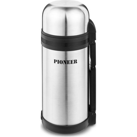 Pioneer Metal Thermos, Acciaio Inossidabile, Stainless Steel, 1500ml / 1.5L (1/4)