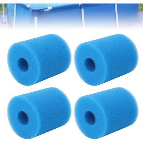 4PCS Filtres à Éponge pour Piscine Intex Type H THPE Absorption d'Huile et de Saleté-AUTRES (1/5)