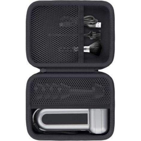 Para WOLFBOX MF100 MF50 Aspirador de aire eléctrico, depósito de aire y souffleur de aire Étui Rigide, bolsa con bolsa en correo para accesorios WOLFBOX MF100 MF50, Étui Seul (Negro)
