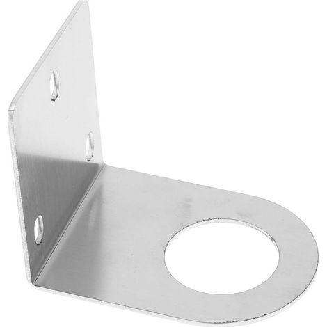 Support de robinet en fer argenté avec fixation universelle et système de montage sécurisé pour l'eau (1/5)