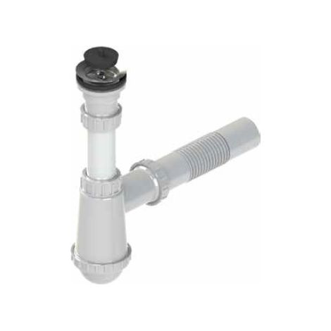 Sifone per lavello a 1 vasca - filtro in metallo - HR/SFZ/046