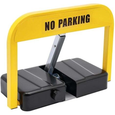 QORVA-Serrure de parking automatique avec 2 télécommandes – Acier laminé à froid – Protection tampon 25° – Hauteur de levage 31 cm (1/5)
