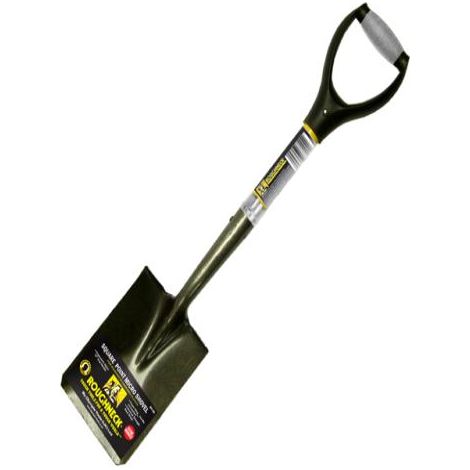 Roughneck Micro Square Shovel With 27-Inch Ha