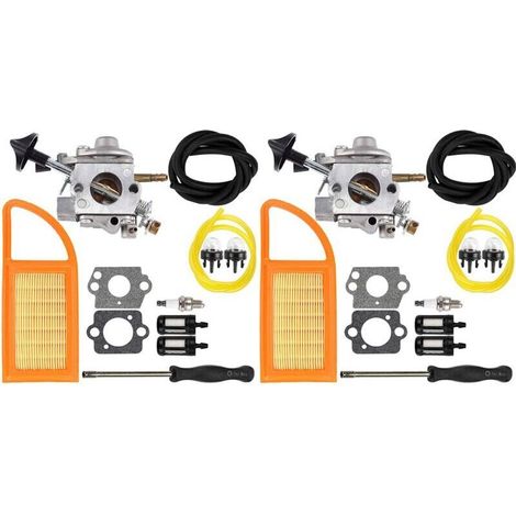2x Filtre à air de carburateur de rechange BR 600 pour souffleur de feuilles BR500 BR550 BR600 - AquaForge (1/5)