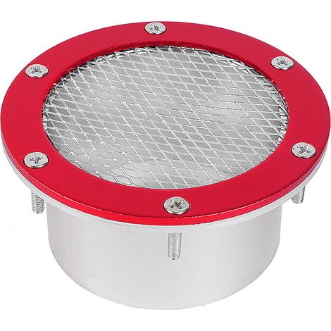 Universal Car Air Intake Air Filter with Mesh Air Duct - Red (1/4)