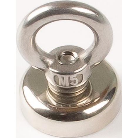 Imán de neodimio eichner ojete galvanizado pack 5 25 mm