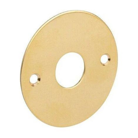 Duval Bilcocq – Rosace ronde en aluminium anodisé 46 mm – Finition résistante à la corrosion – 2 trous pour vis – Pour installations intérieures