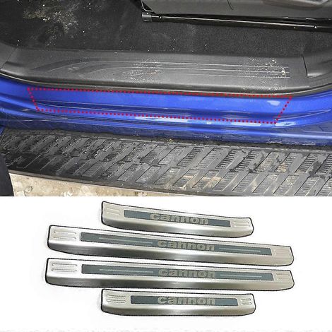 Plaque de seuil de porte latérale pour accessoires de voiture Great Wall Cannon, bande de seuil de porte 2019-2024, protection( ) (1/5)