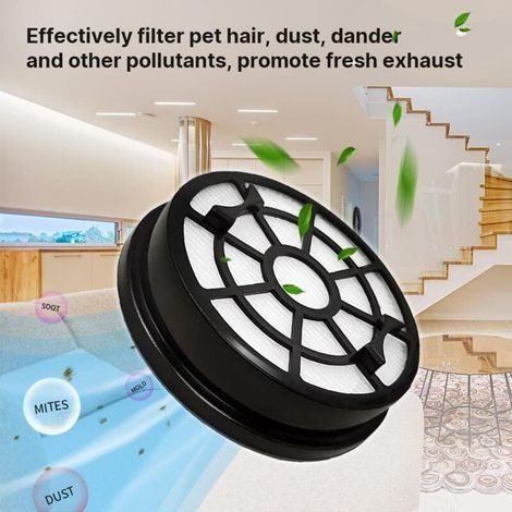 Waschbare Vor- und Nachfilter für Swift Power Zyklon-Staubsauger RO2932EA, RO2910EA, RO2913EA, RO2915EA, RO2933EA, RO2957EA, RO2981EA (Staubsaugerzubehör), Ersatz für ZR904301 (1/4)