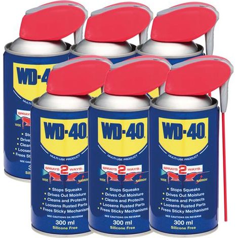 WD-40 44410/156 WD‑40 Multi-Use Smart Straw 300ml x 6 W/D44410