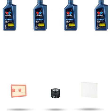 Kit tagliando 3 FILTRI e 4L OLIO compatibile con Seat Toledo IV (KG3) 1.4 TSI 92kw dal 2015 (1/5)