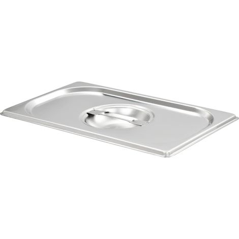 Couvercles de plateau 4 pcs GN 1/4 Acier inoxydable (1/5)