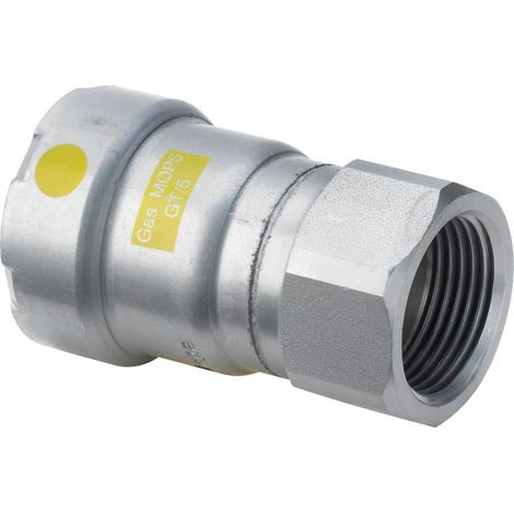 Viega Megapress G-Reducción, DN 40, Rp 11/2 acero no aleado, recubrimiento de zinc-níquel Modelo 4612, 739058