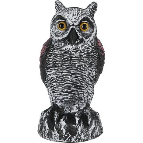 Jeffergarden Fake Simulation Owl Statue Decoration Outdoor Garden Repeller en plastique Decoy 1020-1 (1/5)