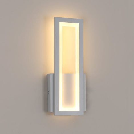 LED-Wandleuchte für den Innenbereich, 16 W, einfache quadratische LED-Wandleuchte, moderne Dekoration, LED-Beleuchtung, Wandleuchte für Wohnzimmer, Schlafzimmer